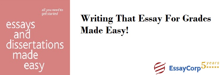 Writing That Essay For Grades Made Easy!