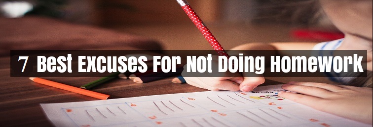 Why I Didn’t Do My Homework: Top 7 Excuses