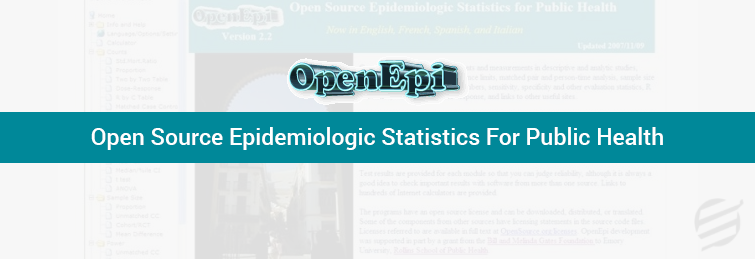 OpenEpi (Open Source Epidemiologic Statistics For Public Health)