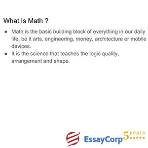 what is math?