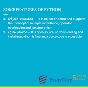 Features of Python